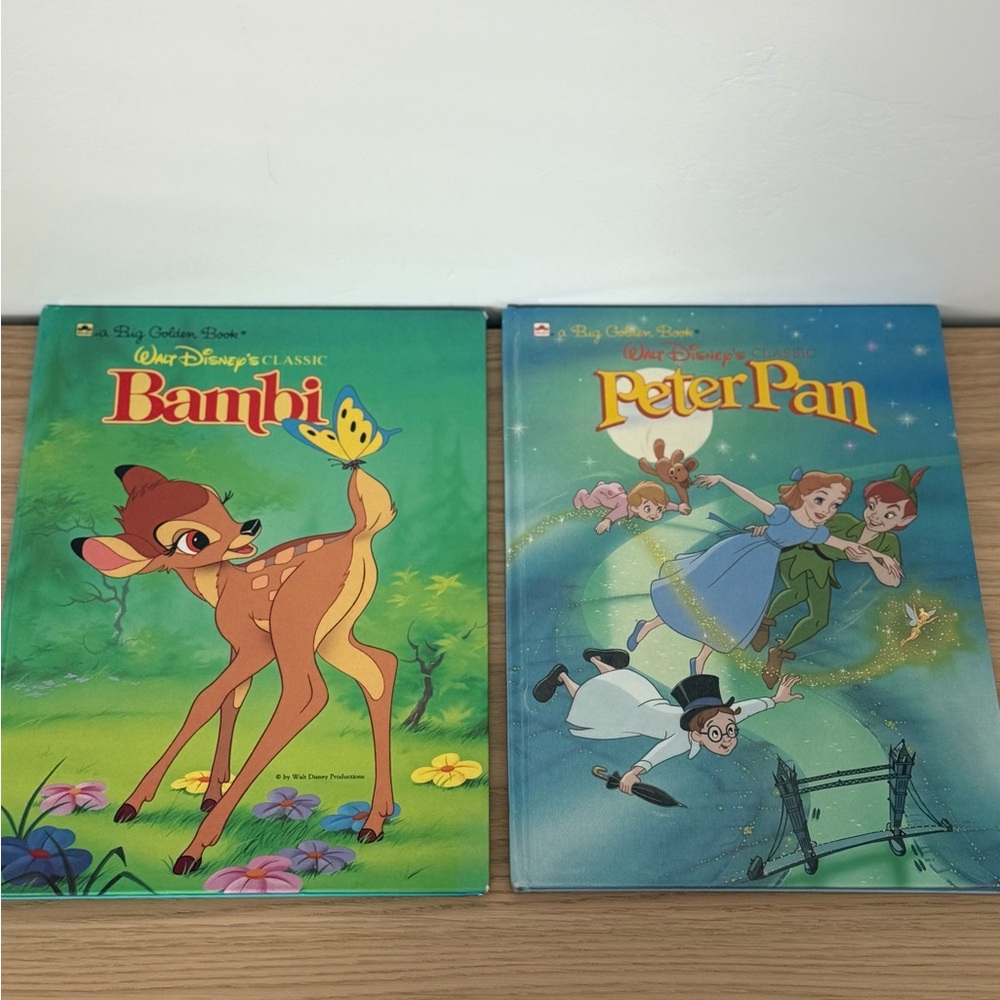 Disney Bambi and Peter Pan Storybooks